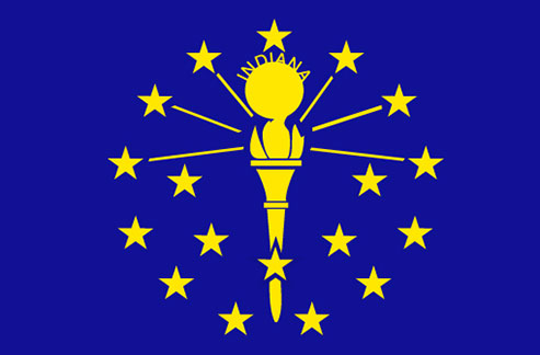 indiana state flag